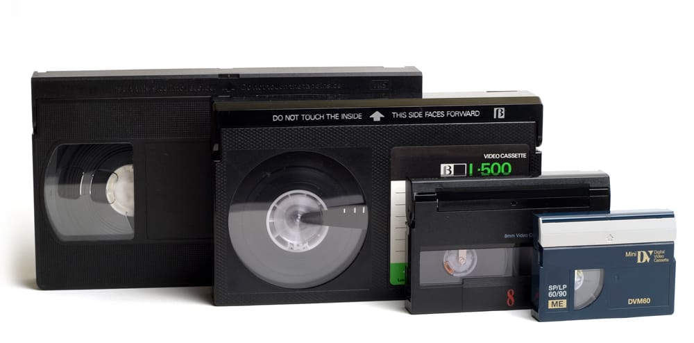 VHS to DVD transfer service — home video tapes converted to playable discs